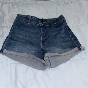 High waisted shorts